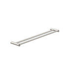 Nero New Mecca Double Towel Rail 600mm Brushed Nickel