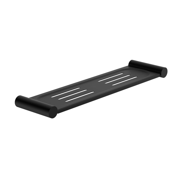 Nero New Mecca Metal Shelf Matte Black Bathroom Accessories Nero