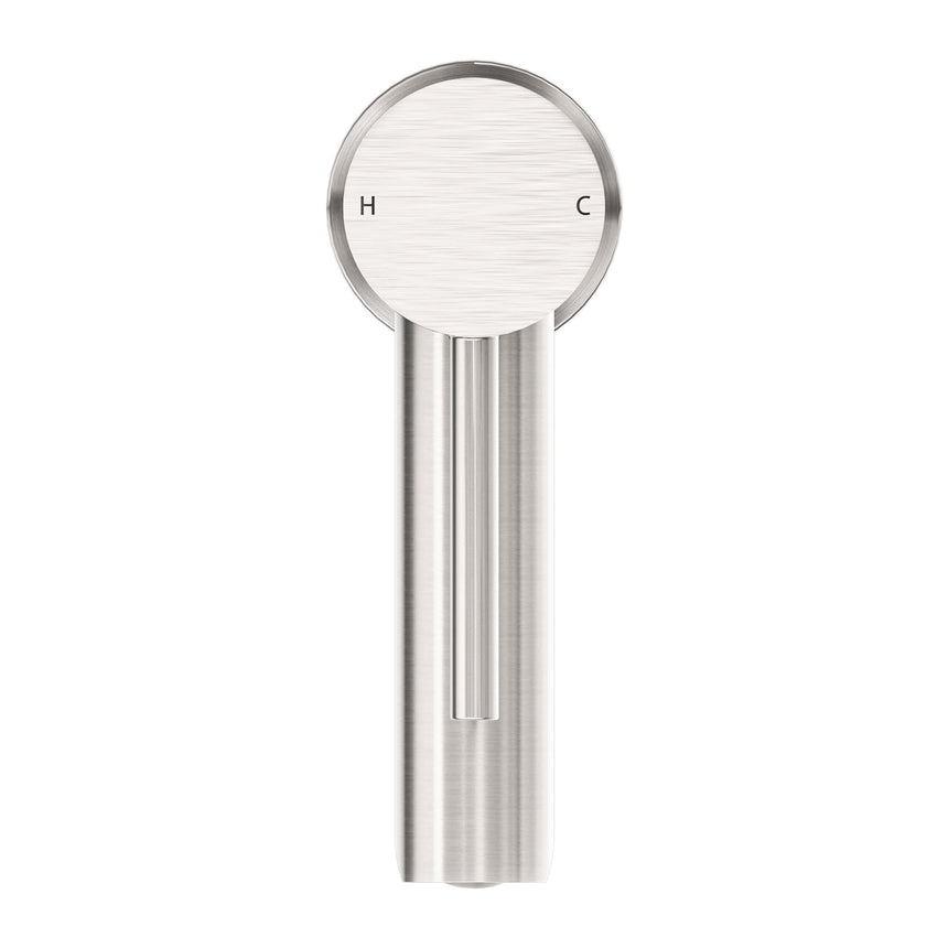 Nero Dolce Basin Mixer Brushed Nickel NR250802BN Tapware Nero