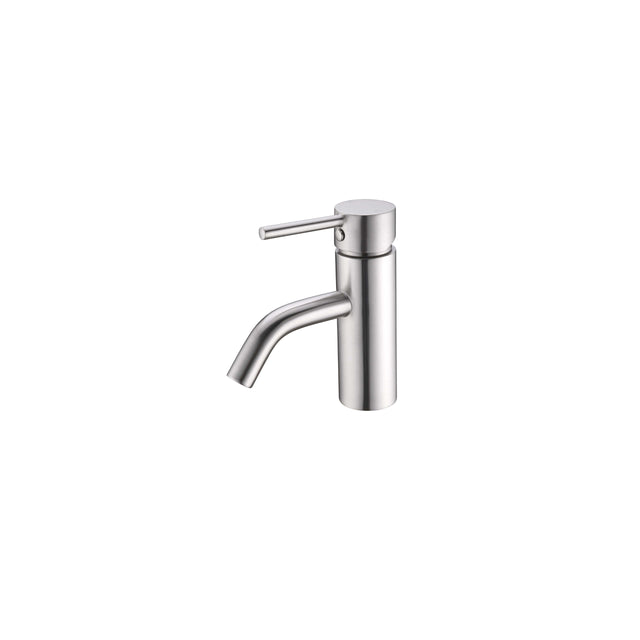 Nero Dolce Basin Mixer Brushed Nickel NR250802aBN Tapware Nero