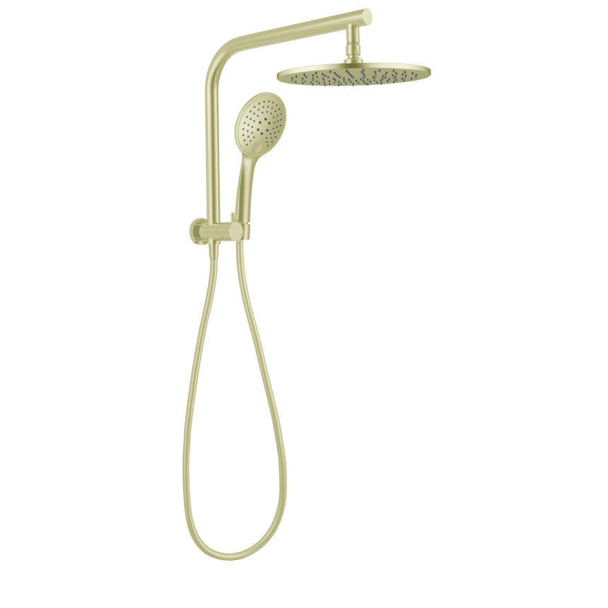 Nero Dolce 2 In 1 Shower Brushed Yellow Gold Shower Nero