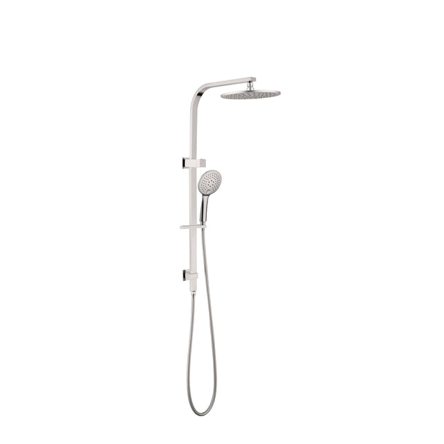 Nero Bianca Shower Set Round Head Brushed Nickel Shower Nero