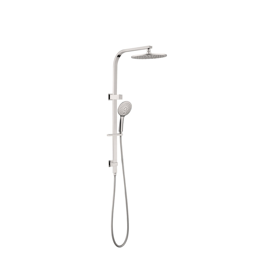 Nero Bianca Shower Set Round Head Brushed Nickel Shower Nero
