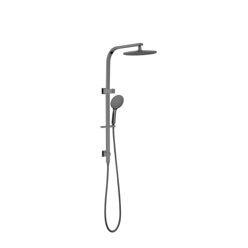 Nero Bianca Shower Set Round Head Gun Metal Shower Nero