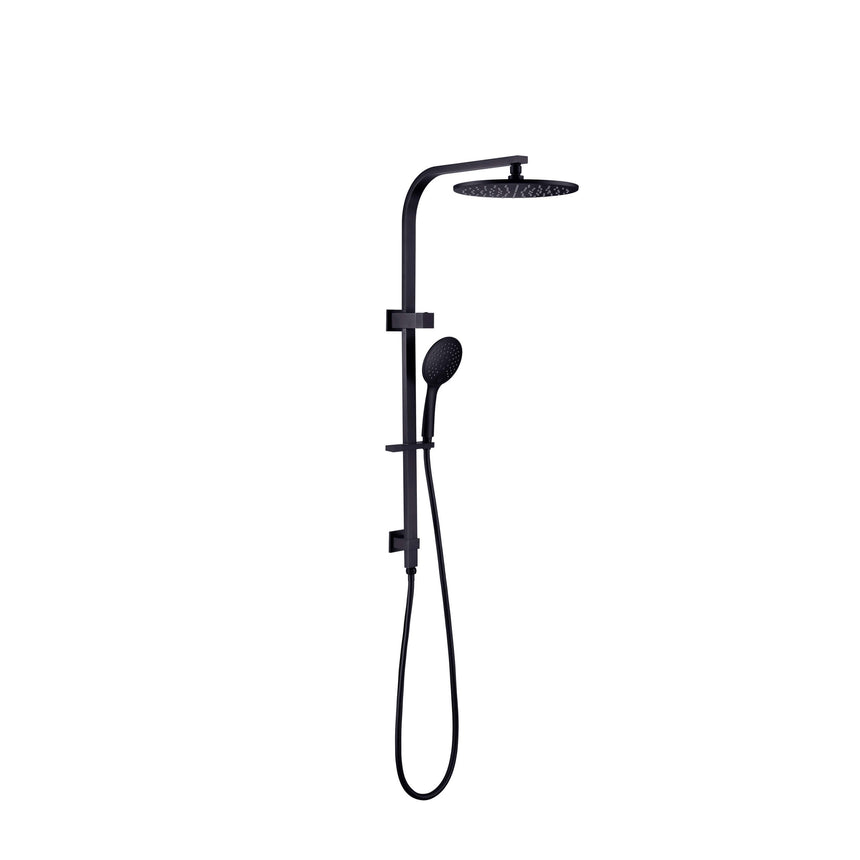Nero Bianca Shower Set Round Head Matte Black Shower Nero