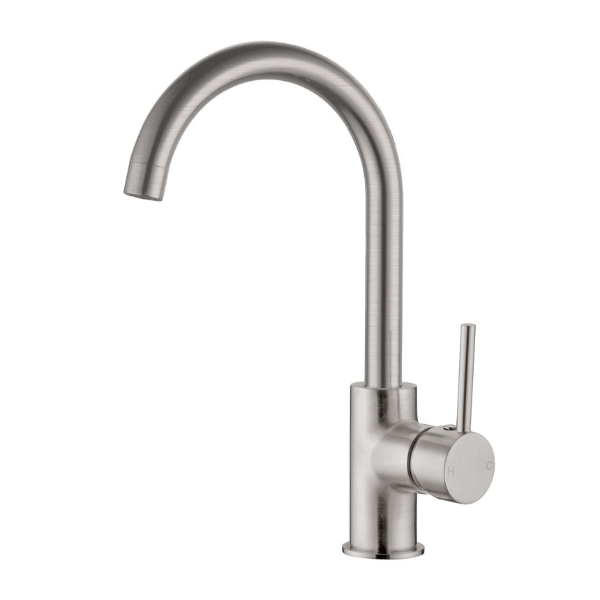 Nero Dolce Kitchen Mixer Brushed Nickel NR250807BN Tapware Nero