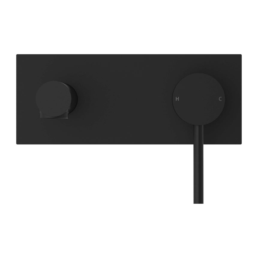 Nero Dolce Wall Basin Mixer Matte Black NR250807aMB Tapware Nero