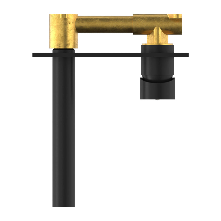 Nero Dolce Wall Basin Mixer Matte Black NR250807aMB Tapware Nero