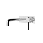 Nero Dolce Wall Basin/Bath Mixer Chrome