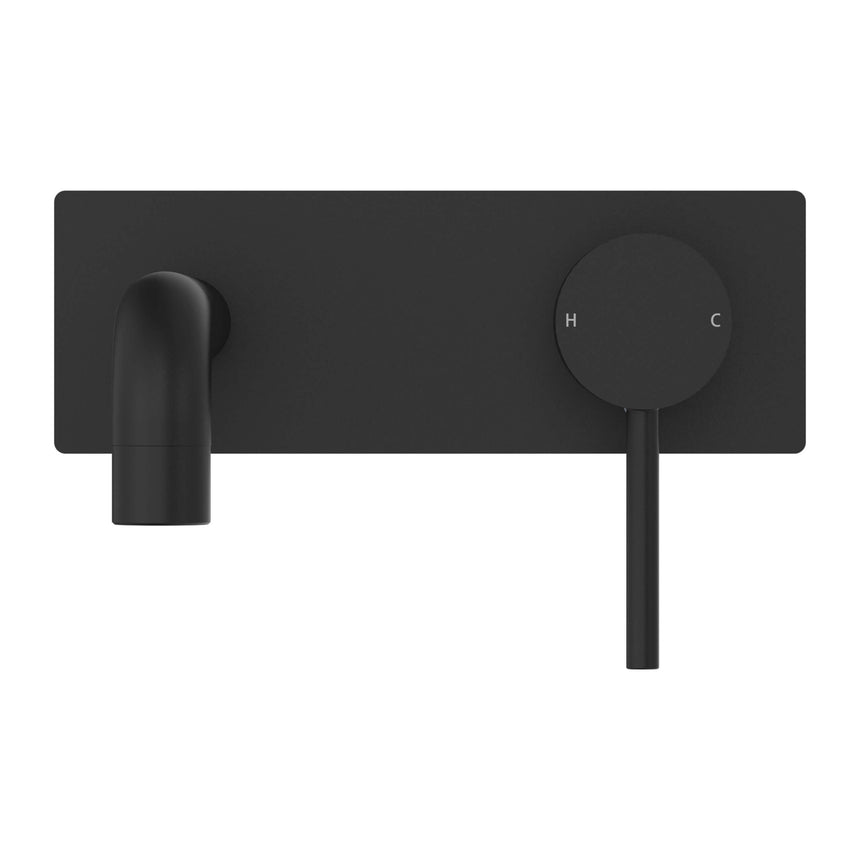 Nero Dolce Wall Basin/Bath Mixer Matte Black Tapware Nero
