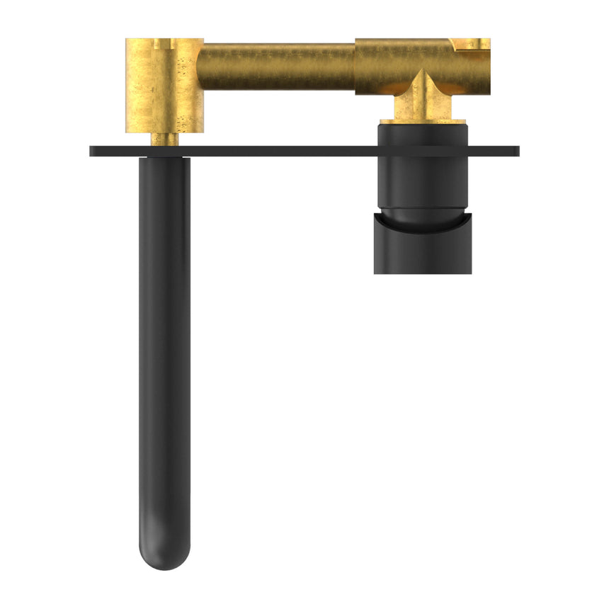 Nero Dolce Wall Basin/Bath Mixer Matte Black Tapware Nero