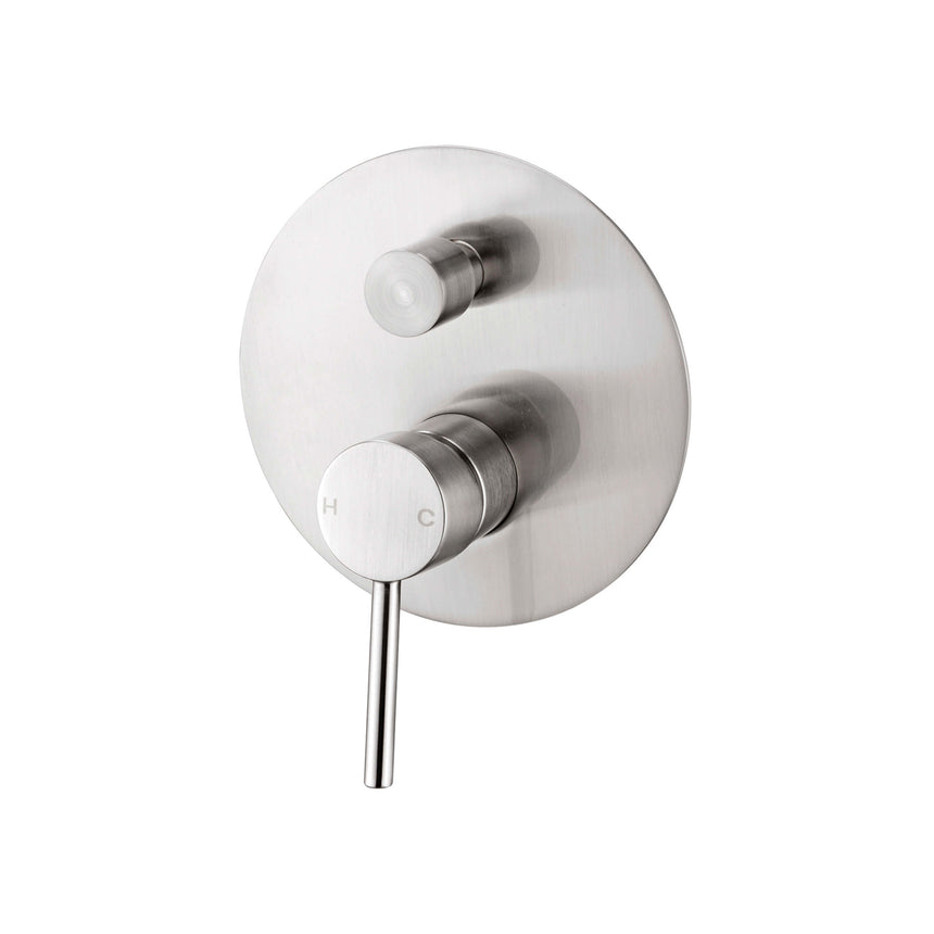 Nero Dolce Shower Mixer With Divertor Brushed Nickel Shower Nero