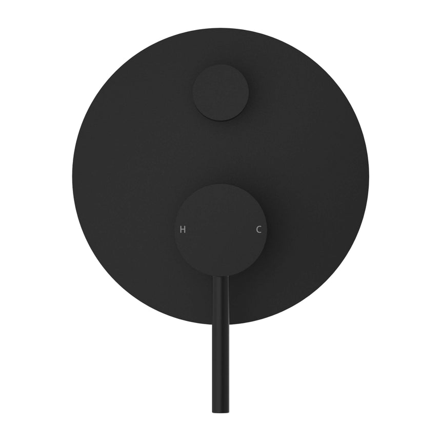 Nero Dolce Shower Mixer With Divertor Matte Black Shower Nero