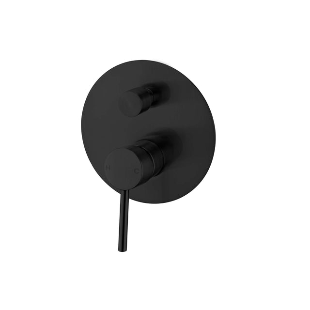 Nero Dolce Shower Mixer With Divertor Matte Black Shower Nero