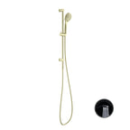 Nero Opal Shower Rail With Air Shower Brushed Yellow Gold