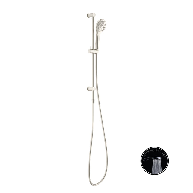 Nero Opal Shower Bracket With Air Shower Brushed Nickel Shower Nero
