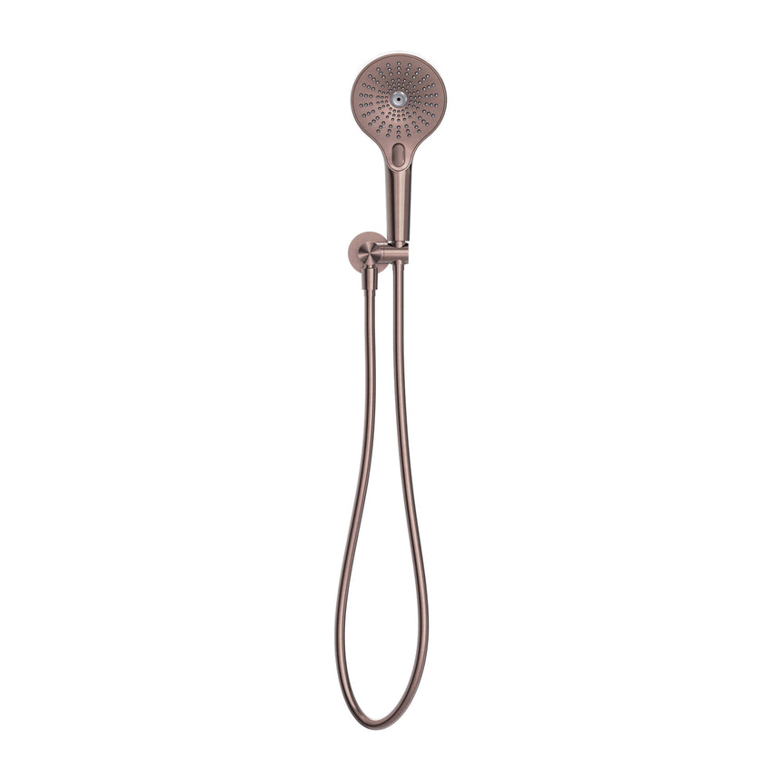 Nero Opal Shower Bracket Brushed Bronze Shower Nero