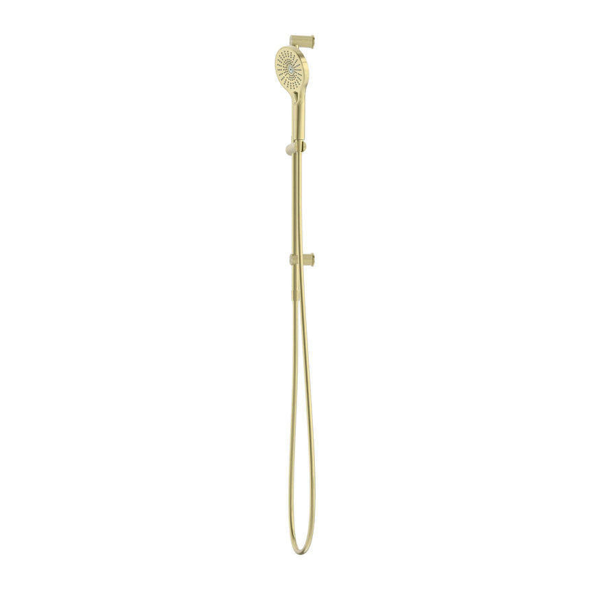 Nero Opal Shower Rail Brushed Yellow Gold Shower Nero