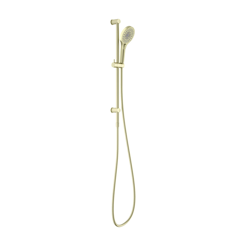 Nero Opal Shower Rail Brushed Yellow Gold Shower Nero