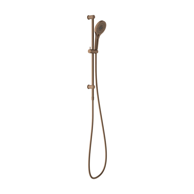 Nero Opal Shower Rail Brushed Bronze Shower Nero
