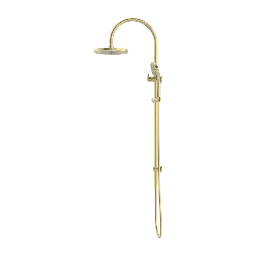 Nero Opal Shower Set Brushed Yellow Gold Shower Nero