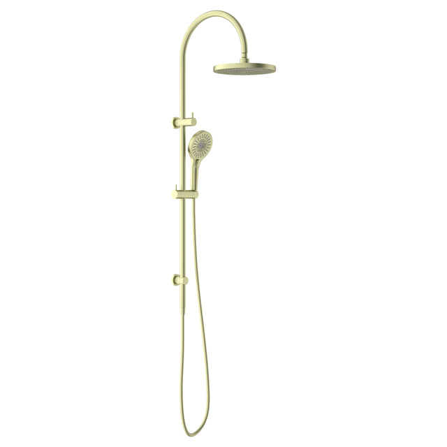Nero Opal Shower Set Brushed Yellow Gold Shower Nero