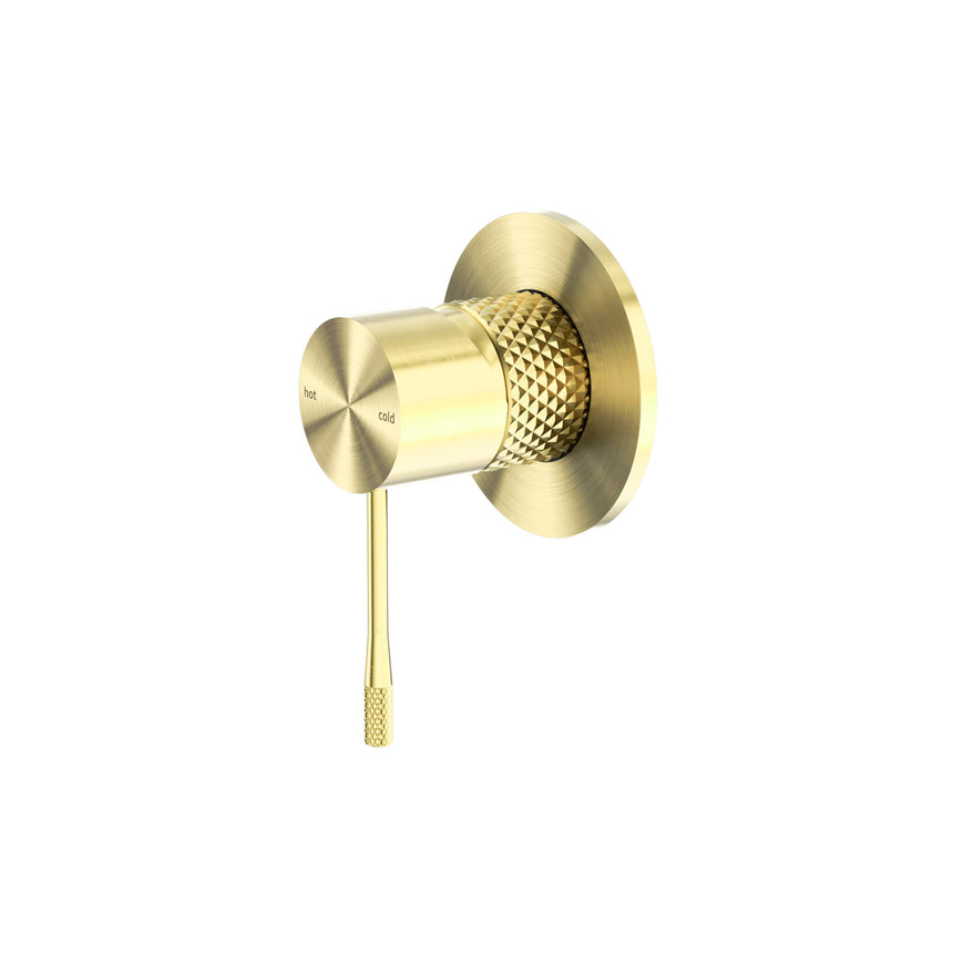 Nero Opal Shower Mixer Brushed Yellow Gold Shower Nero