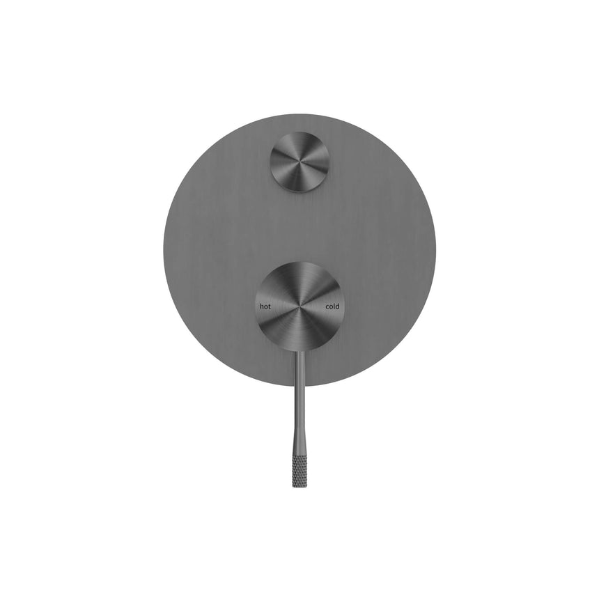 Nero Opal Shower Mixer With Divertor Graphite Shower Nero