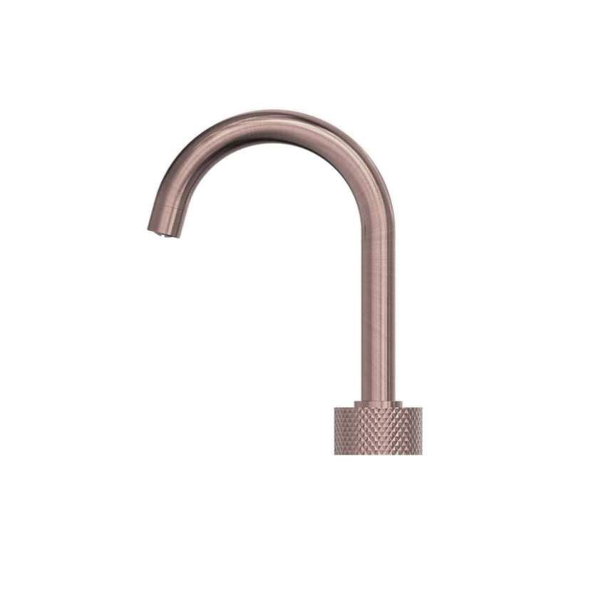 Nero Opal Progressive Basin Set Brushed Bronze Tapware Nero