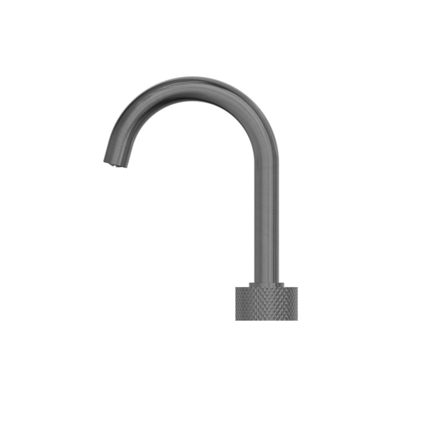 Nero Opal Progressive Basin Set Graphite Tapware Nero