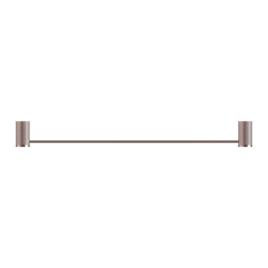Nero Opal Single Towel Rail 600mm Brushed Bronze Bathroom Accessories Nero