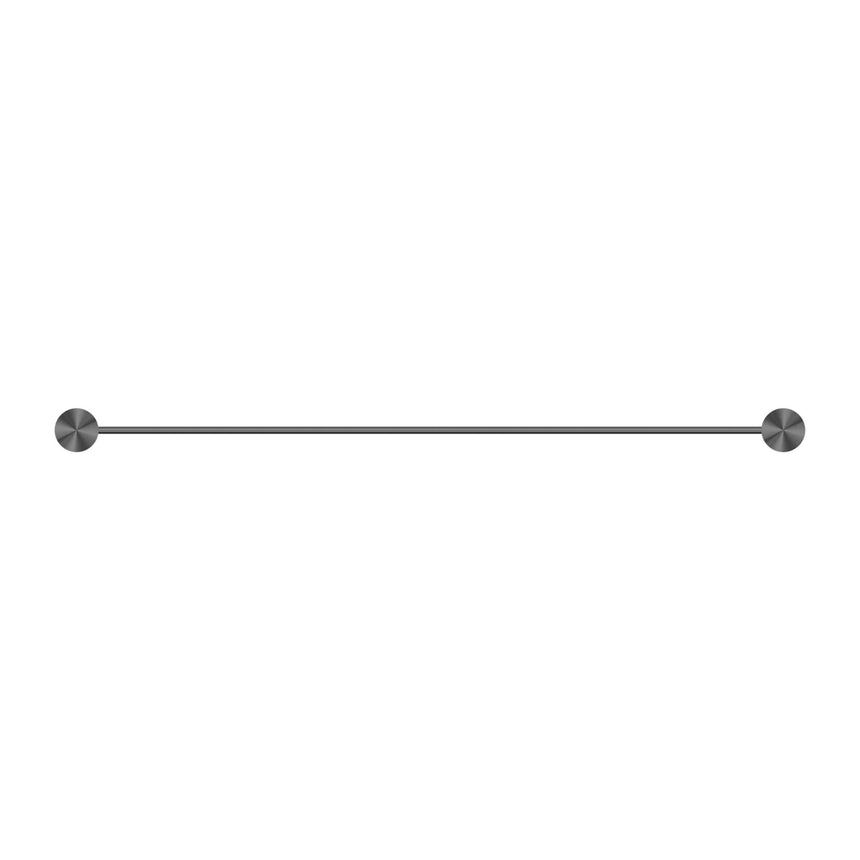 Nero Opal Single Towel Rail 600mm Graphite Bathroom Accessories Nero