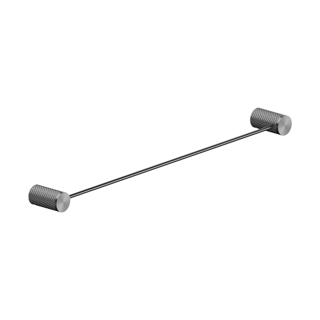 Nero Opal Single Towel Rail 600mm Graphite Bathroom Accessories Nero