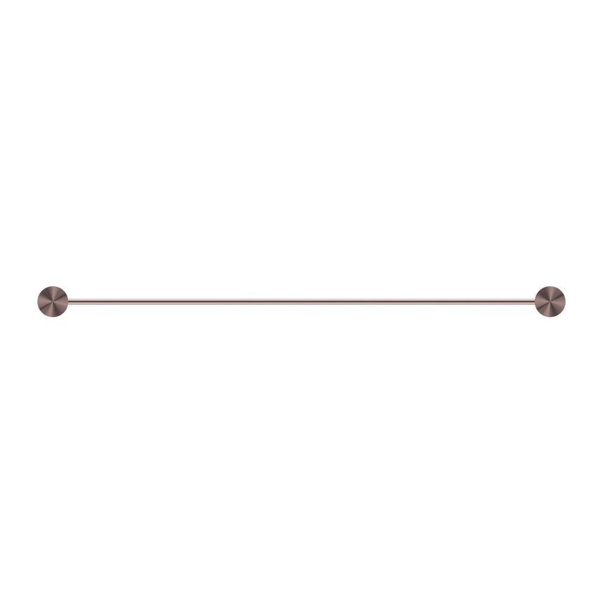 Nero Opal Double Towel Rail 600mm Brushed Bronze Bathroom Accessories Nero