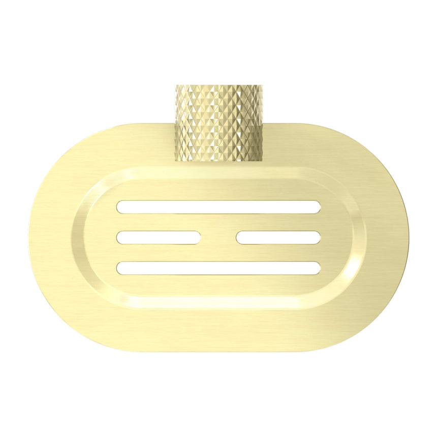 Nero Opal Soap Dish Holder Brushed Yellow Gold Bathroom Accessories Nero