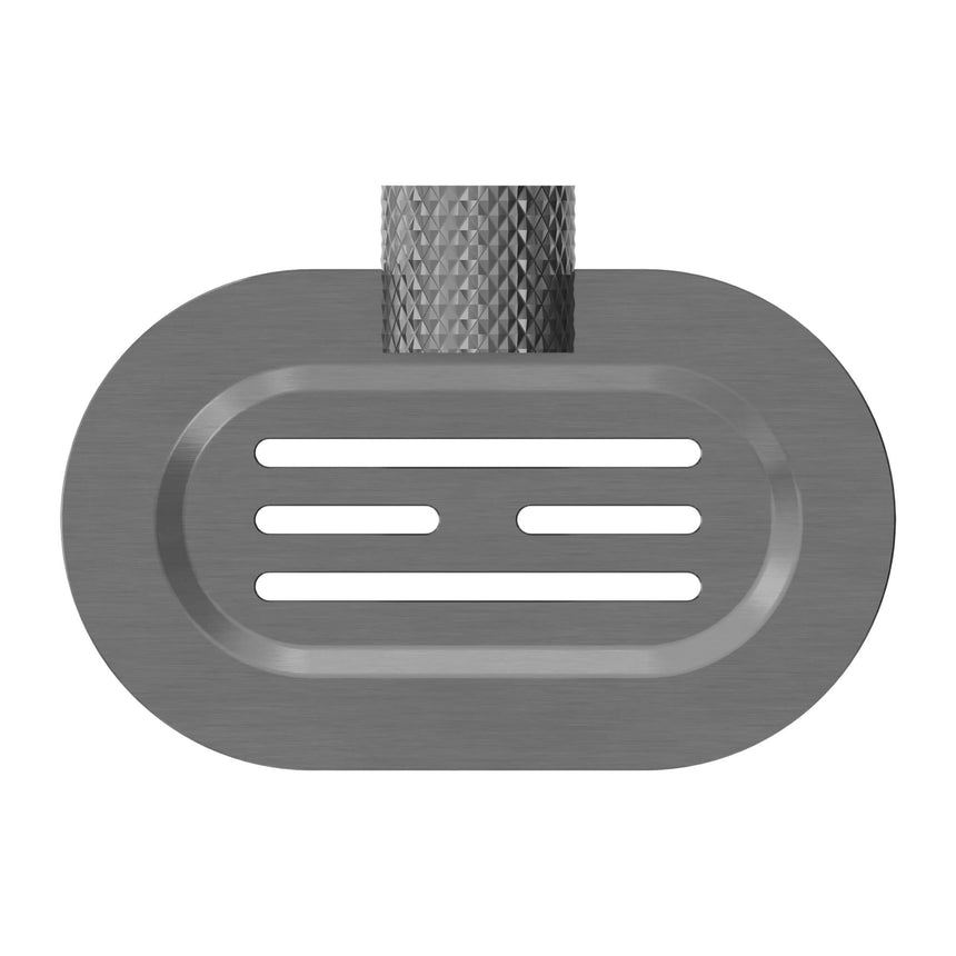 Nero Opal Soap Dish Holder Graphite Bathroom Accessories Nero