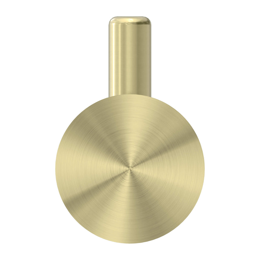 Nero Opal Robe Hook Brushed Yellow Gold Bathroom Accessories Nero