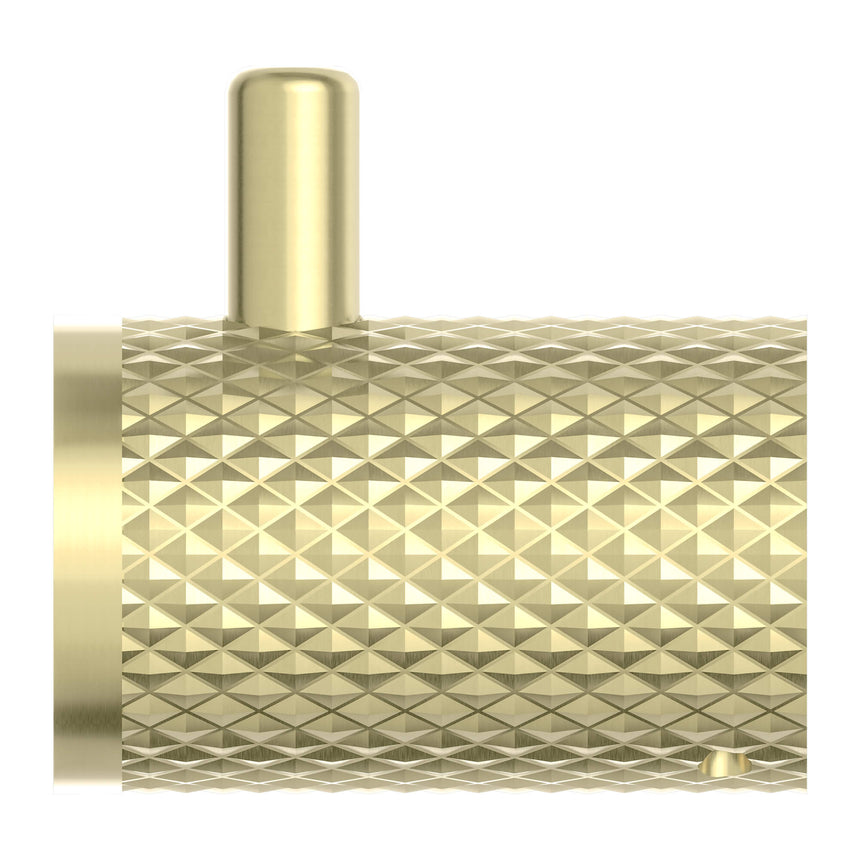 Nero Opal Robe Hook Brushed Yellow Gold Bathroom Accessories Nero