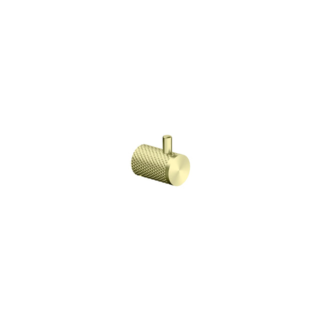 Nero Opal Robe Hook Brushed Yellow Gold Bathroom Accessories Nero