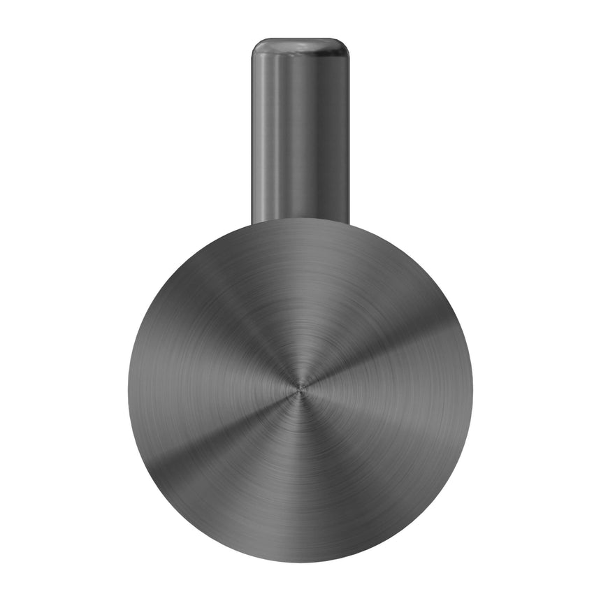 Nero Opal Robe Hook Graphite Bathroom Accessories Nero
