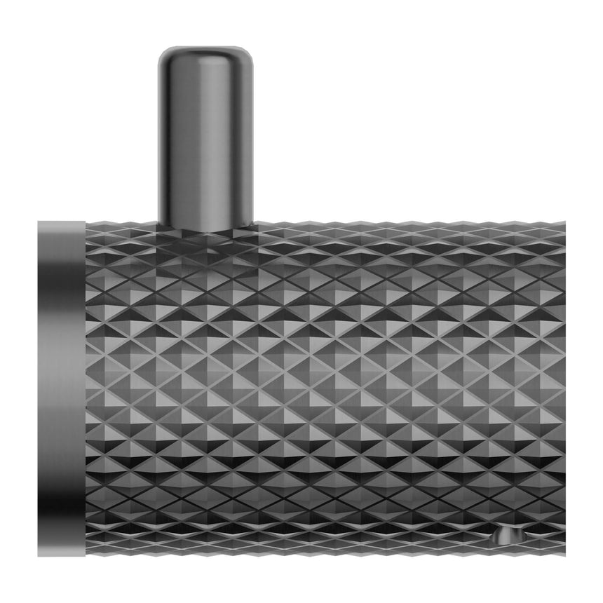 Nero Opal Robe Hook Graphite Bathroom Accessories Nero