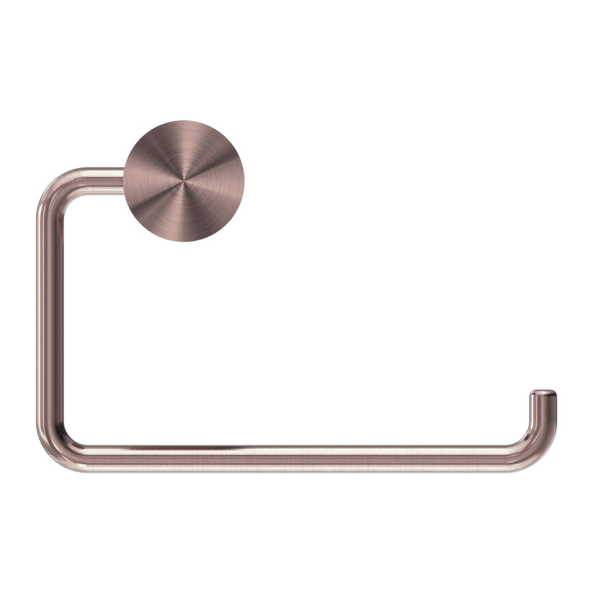 Nero Opal Toilet Roll Holder Brushed Bronze Bathroom Accessories Nero