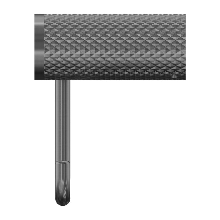 Nero Opal Toilet Roll Holder Graphite Bathroom Accessories Nero