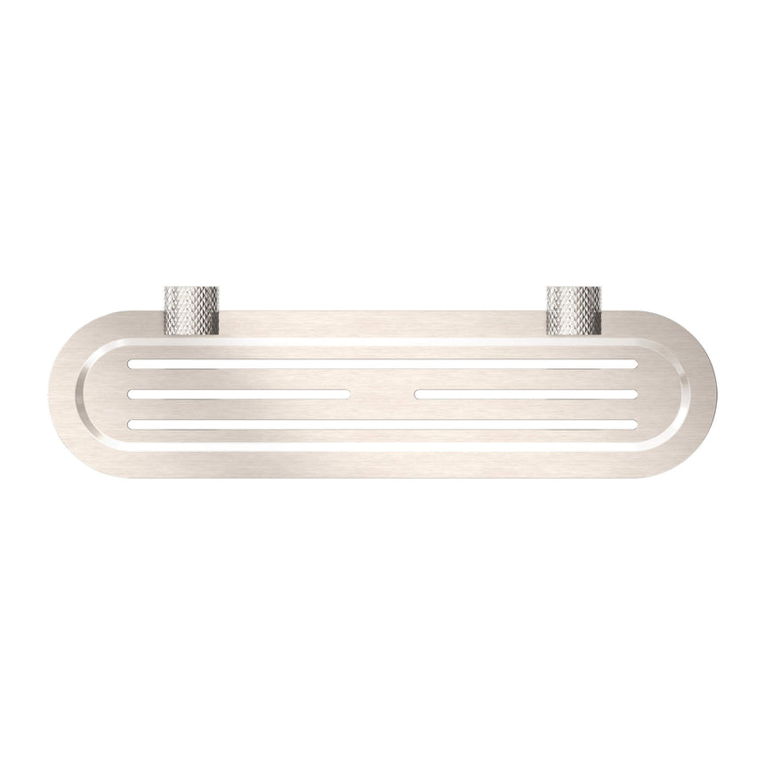 Nero Opal Metal Shelf Brushed Nickel Bathroom Accessories Nero