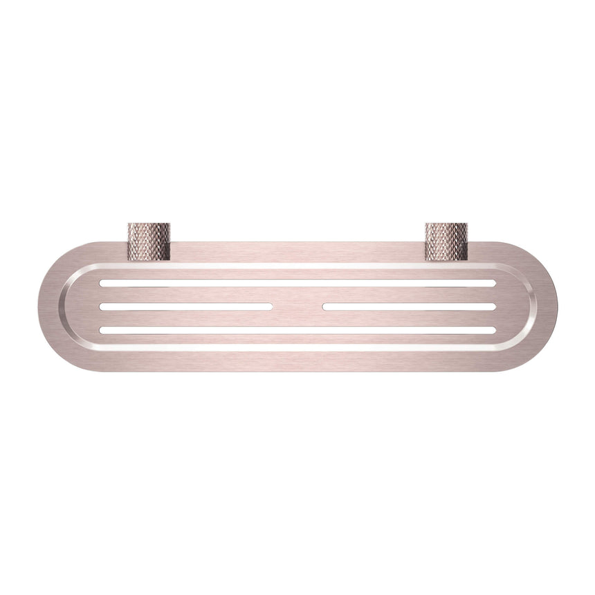 Nero Opal Metal Shelf Brushed Bronze Bathroom Accessories Nero