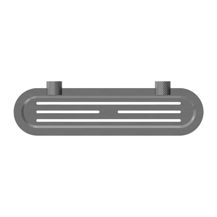Nero Opal Metal Shelf Graphite Bathroom Accessories Nero