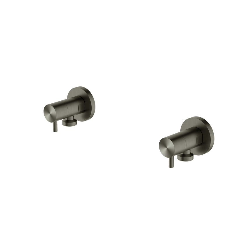 Nero Washing Machine Tap Set Graphite Bathroom Accessories Nero