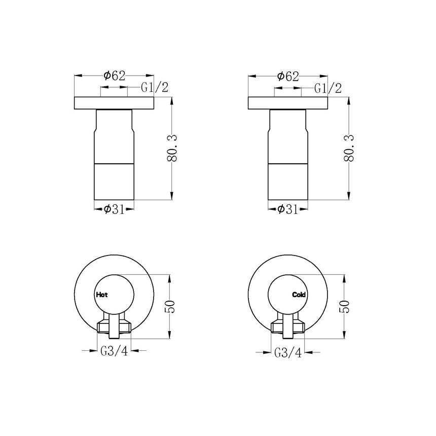 Nero Washing Machine Tap Set Gun Metal Bathroom Accessories Nero