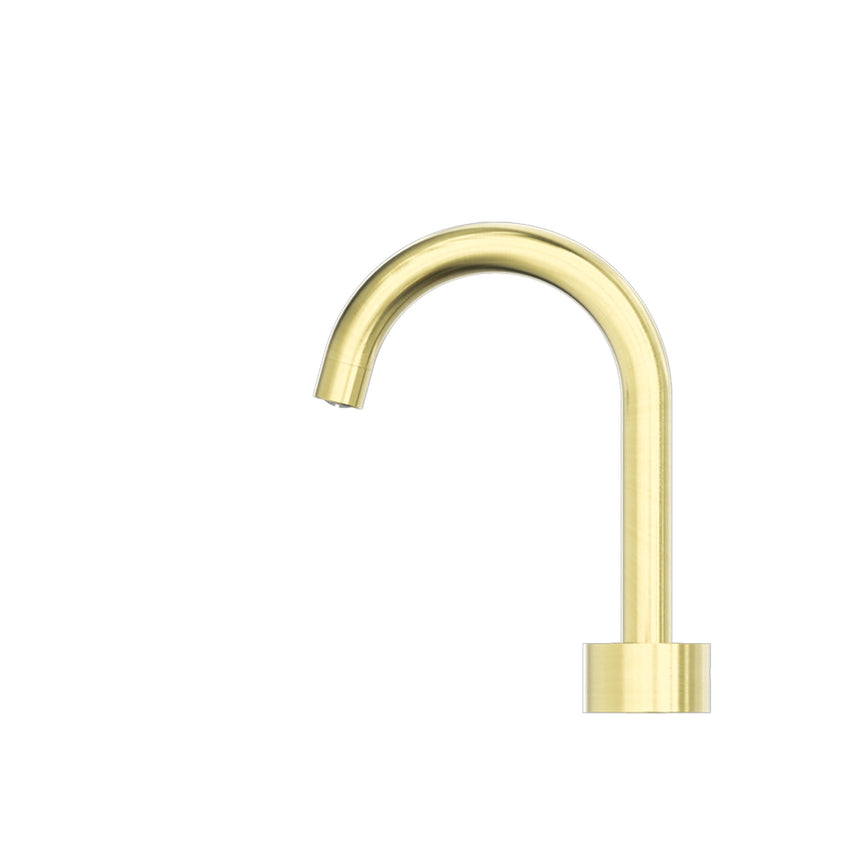 Nero Kara Progressive Basin Set Brushed Yellow Gold Tapware Nero