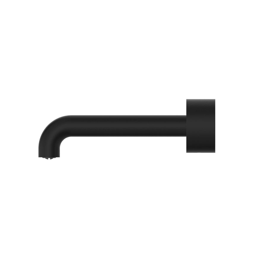 Nero Kara Progressive Wall Basin Set 185mm Spout Matte Black Tapware Nero